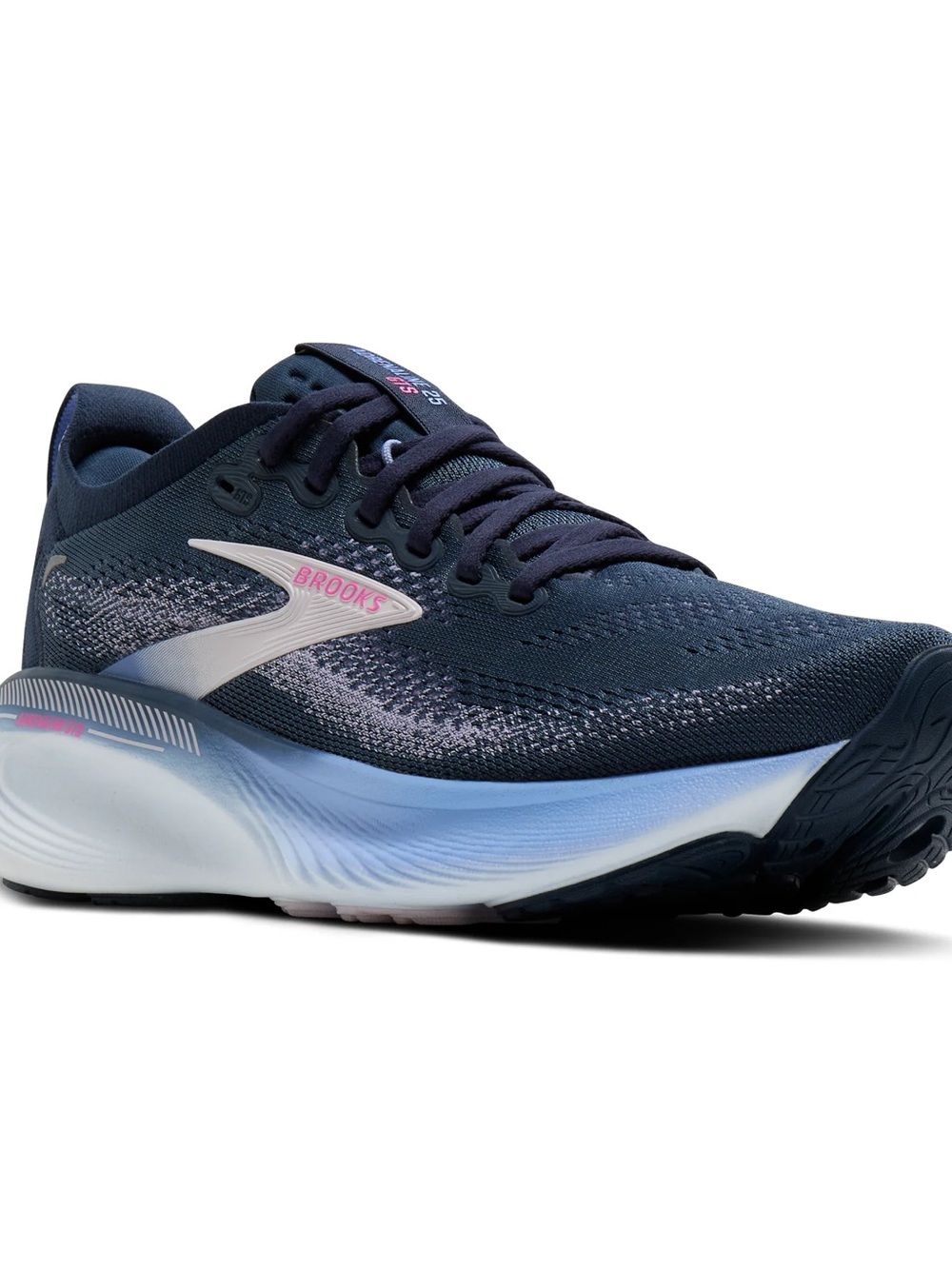 Brooks Women's Navy and Light Blue Running Sneakers
